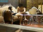 幼师酒店被土豪在沙发上玩弄嫩穴各种干后又抱在茶几上疯狂抽插