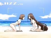 美少女漂流夏令营时被老师按在沙滩上疯狂操逼