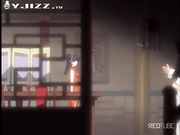 角质动漫的青少年组诅咒和jizze