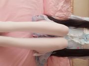 VIP收费视频双马尾白丝袜粉嫩嫩白虎一线天馒头逼让你忍不住想舔一舔