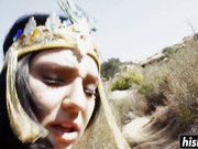 cosplay埃及艳后野外啪啪