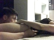 门事件 与漂亮美乳嫩模女友性爱视频流出 深喉口交 美乳性爱篇