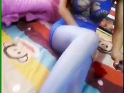 网红主播玉儿原创 极品身材蓝丝诱惑