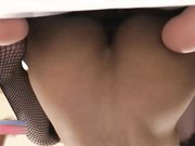 清纯萌妹穿着蕾丝女仆网袜掰开嫩穴迎鸡巴抽插白浆溢出