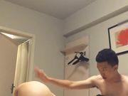 E罩杯性感大美女和闺蜜老公偷情,床上各种体位爆插后又对着镜子后插