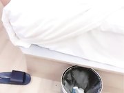 高颜值美少妇约炮两个男的3P大战 穿上黑丝红色高跟鞋轮流口交上位骑乘抽插