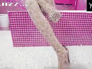 [极品拳交女王周晓琳系列]-性感豹纹刷阴道假阳具虐双穴1