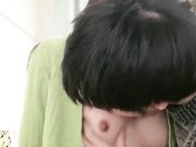 苗条绿衣妹子和小男友双人啪啪 后入抽插大屁股呻吟娇喘毛毛浓密特写