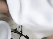 小哥哥进门就摸人家奶子，浴室就开始口交，在床上各种姿势啪啪