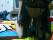 高颜值性感翘臀美少妇下班后偷偷的公司小情人出租屋偷情