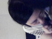 白皙美女和男友爱爱自拍，最后被口爆