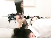 吊钟乳黑丝美女【玥儿】勾引维修小哥哥啪啪做爱 饥渴求操主动骑乘