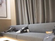 沈先生探花约了两个妹子玩双飞，穿上黑丝手指摸逼口交舔菊