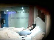 360监控偷拍 猥琐眼镜哥和极品身材的女神嘿咻嘿咻