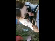 户外打野战炮跪舔深喉野外放肆高潮浪叫