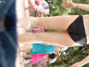真实跟拍黑色泳衣小少妇皮肤白嫩 身材不错 不知道咋保养的