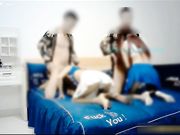 [2017精品合集5月]-极品长腿双胞胎被2人换着轮流干