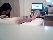 某师范大学英语老师离异大奶少妇与外教厮混到一起出租房做爱自拍后推式