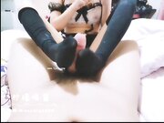 网红美女『柠檬喵酱』520高级VIP定制版-主人的黑丝女仆的呻吟