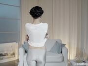 性感身材白嫩美少女SPA催情推油按摩欲望高涨受不了主动吃舔肉棒啪啪