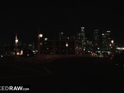 Adriana Chechik被两根黑鞭驯服