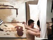 勾搭了很久终于把老婆气质漂亮的美乳表姐约到酒店,进屋就迫不及待干她